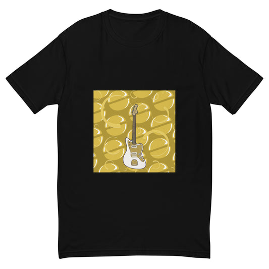 White and Gold Jazzmaster Short Sleeve T-shirt